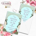 Pearl Peacock Mughal Classic Wedding Card