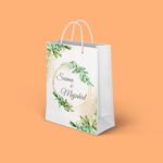 Wedding Floral Gift Bag Pakistan – Custom Printed Wedding Favour Bags from Rs.180