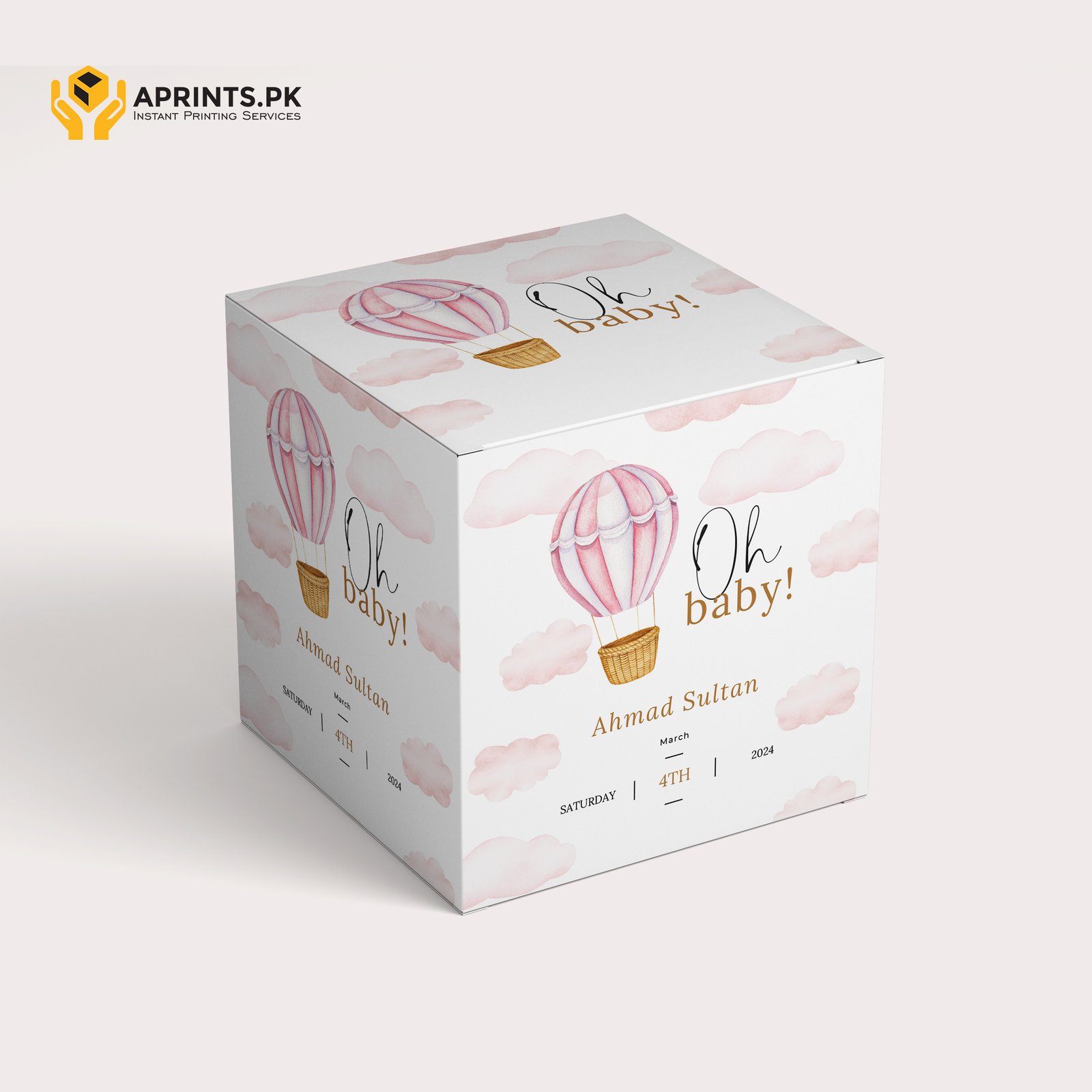 14 Pink Hot Balloon Box - Image 1