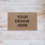 Kraft Brown Rectangle Stickers