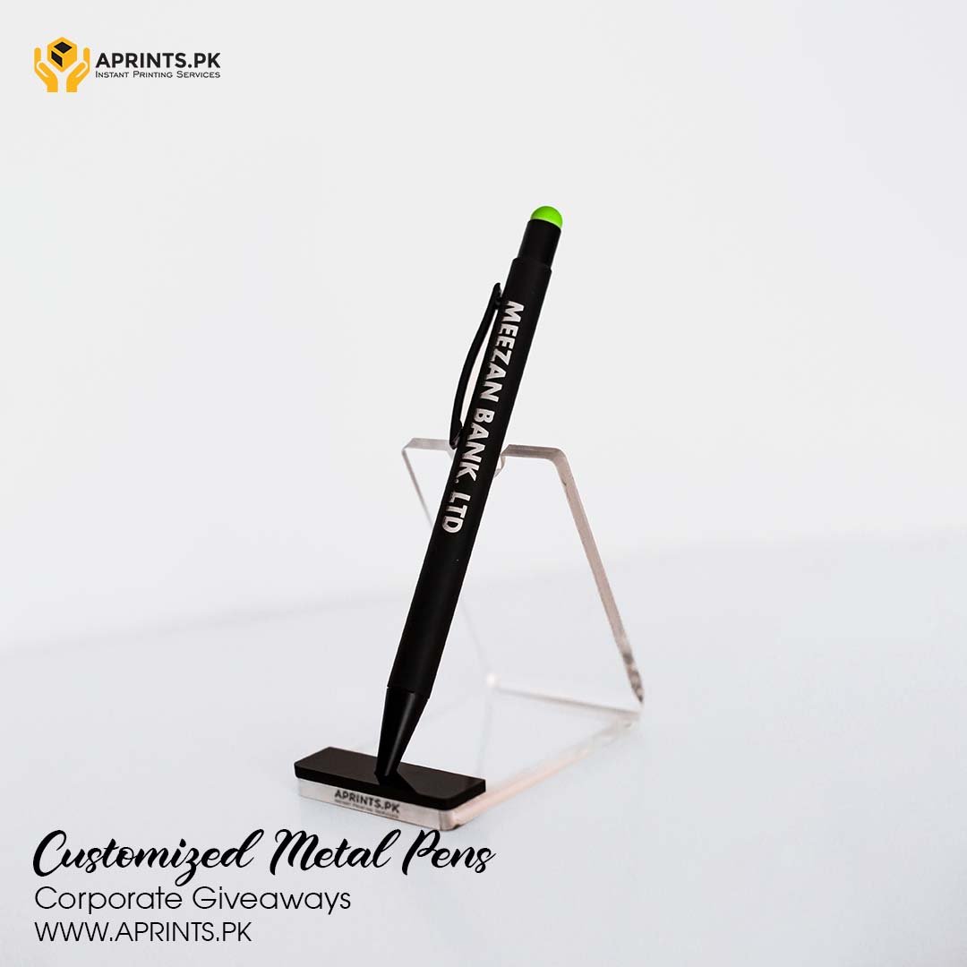 7 Scribbler Green Matte Black Metal Pen - Image 1