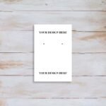 Custom Jewellery Cards Pakistan – Earring, Necklace & Bracelet Display Cards