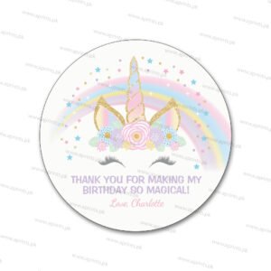 Unicorn Greeting Sticker