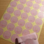 Thankyou announcement floral sticker - Image 5